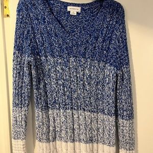 Liz Claiborne Xl multi blue Sweater